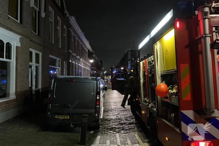 Zeer grote brand op dakterras