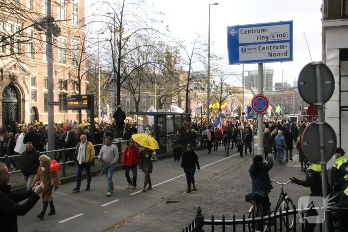 Grote demonstratie tegen coronamaatregelen