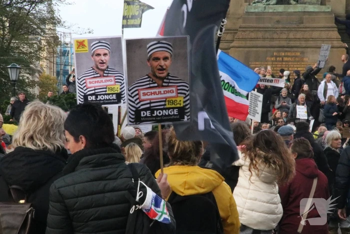 Grote demonstratie tegen coronamaatregelen