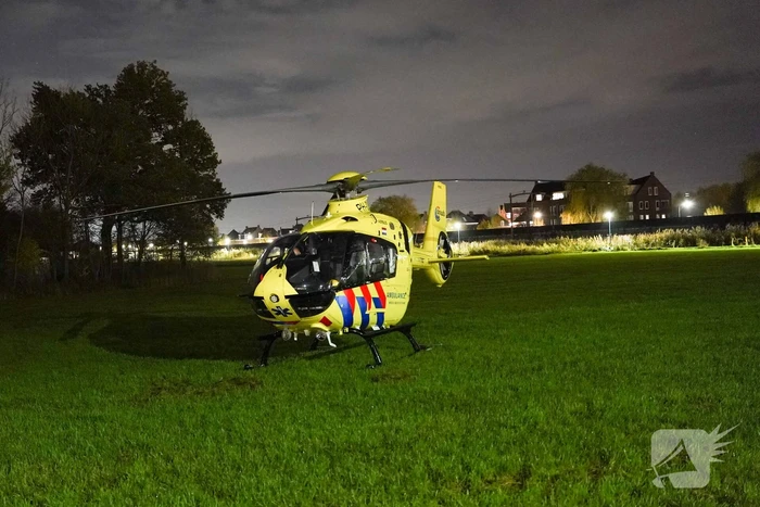 Traumahelikopter landt voor melding