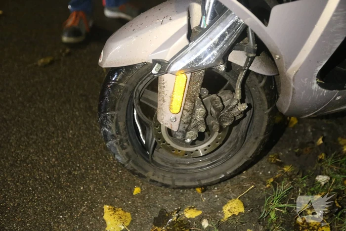 Scooterrijder gewond bij eenzijdig ongeval