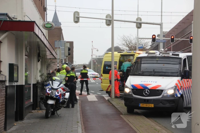 Voetganger gewond bij botsing met fietser
