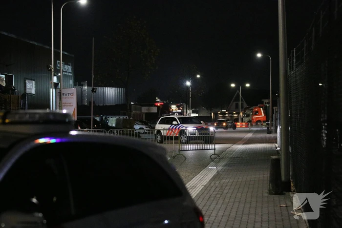 Groot politie onderzoek op bedrijventerrein