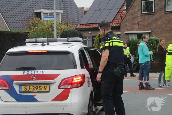 Aanhouding en gewonde na ongeval tussen voertuigen