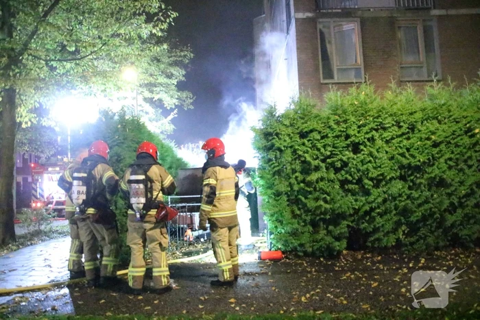 Explosiegevaar bij brand in woning