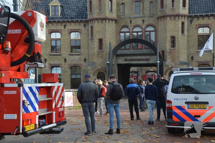 Bedrijfsverzamelgebouw ontruimd na afgaan brandalarm