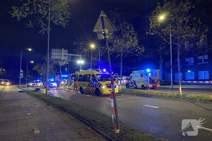Bestuurder bekneld door ernstig ongeval