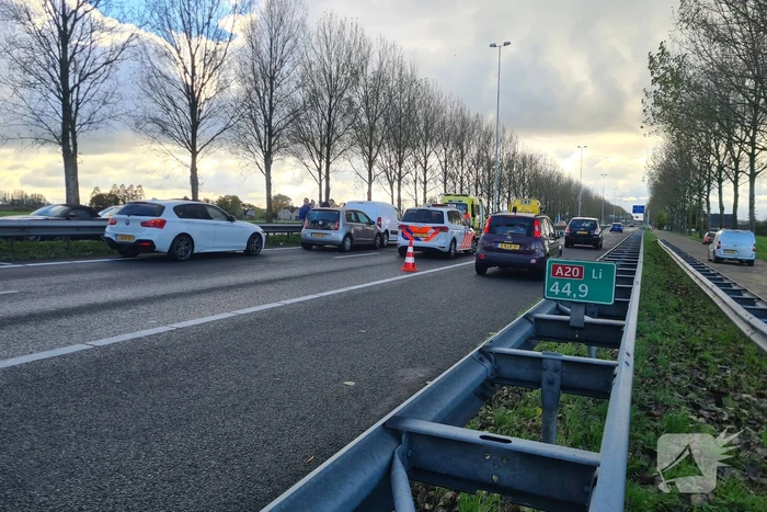 Flinke file na kop-staartaanrijding