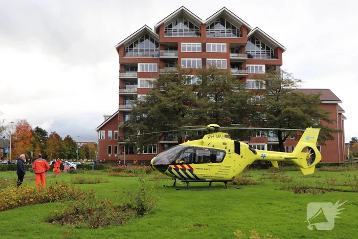 Veel bekijks bij inzet traumahelikopter