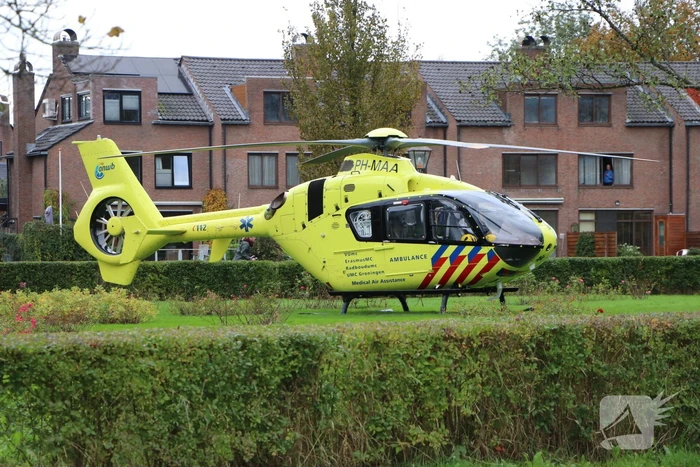 Veel bekijks bij inzet traumahelikopter