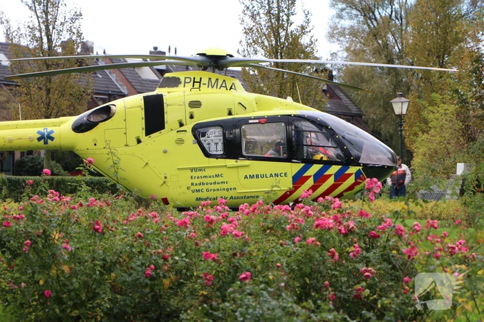 Veel bekijks bij inzet traumahelikopter