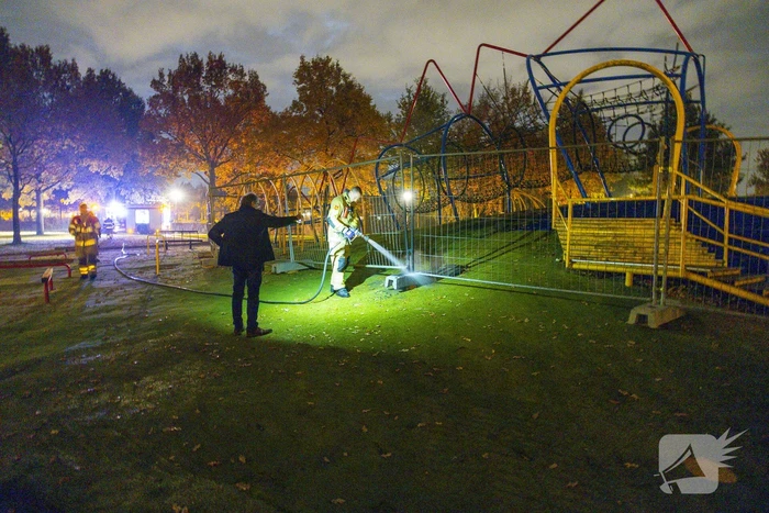 Opnieuw brand gesticht bij speeltoestel De Draak