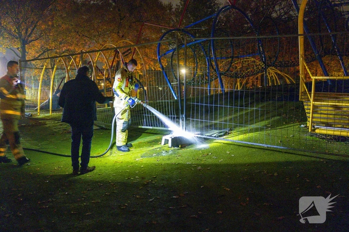 Opnieuw brand gesticht bij speeltoestel De Draak