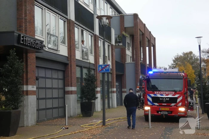 Woningbrand in appartementencomplex