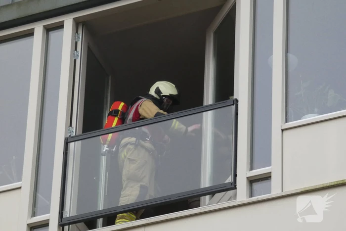 Woningbrand in appartementencomplex