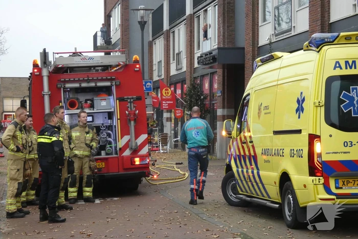 Woningbrand in appartementencomplex