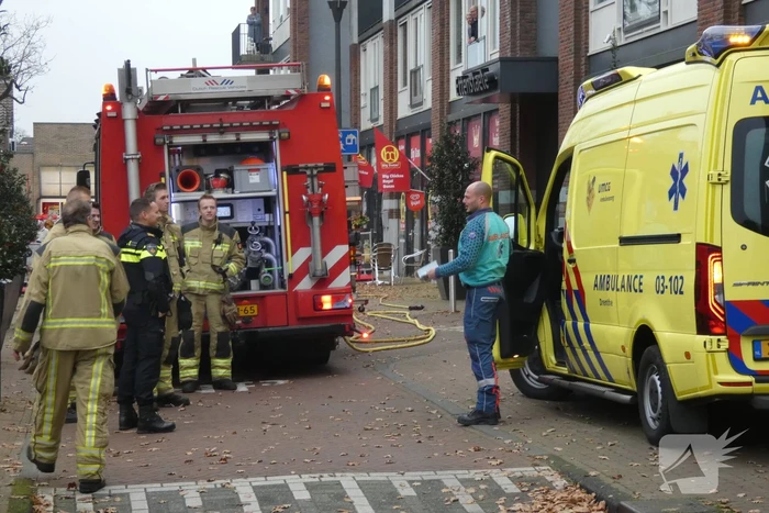 Woningbrand in appartementencomplex