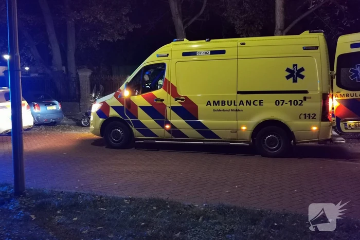 Scooterrijdster gewond na harde val