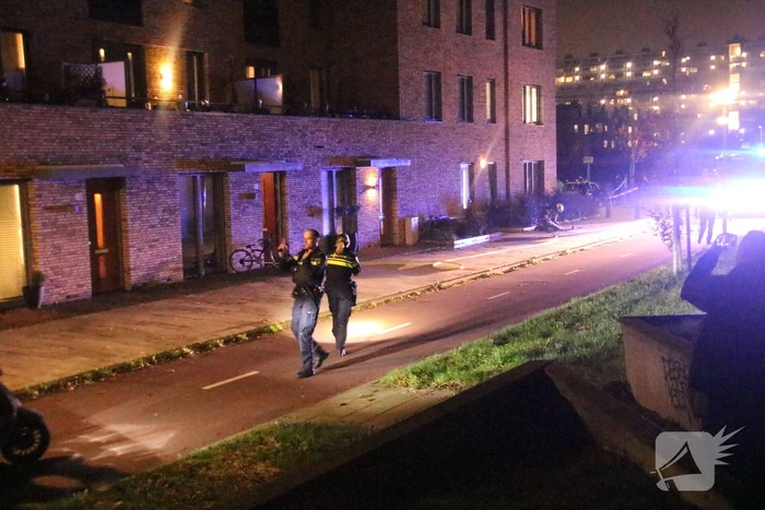 Veel bekijks bij brand in woning