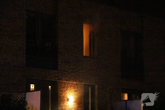 Veel bekijks bij brand in woning