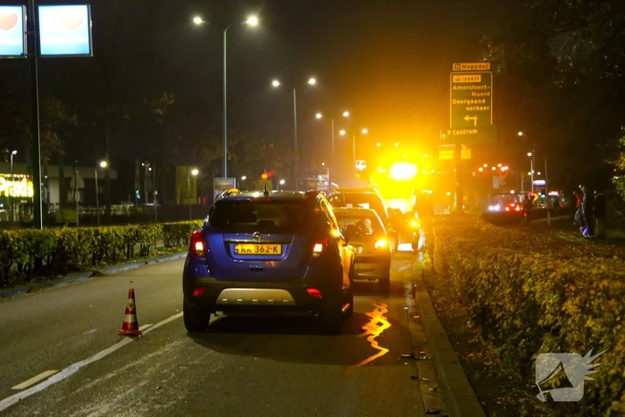 Flinke schade aan personenauto's door kop-staartbotsing