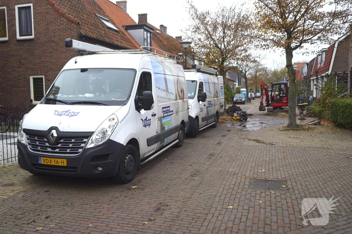 Huishoudens zonder water na waterlekkage