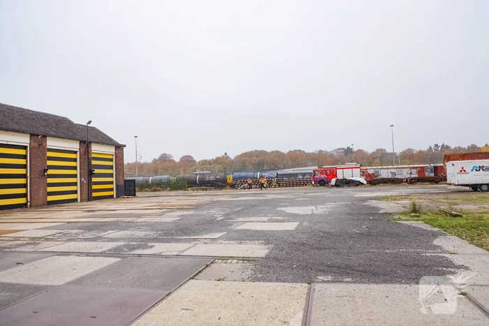 Mogelijk brand in trein bij De Rijtuigenloods