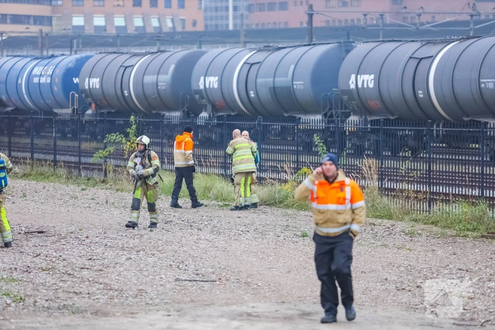 Mogelijk brand in trein bij De Rijtuigenloods