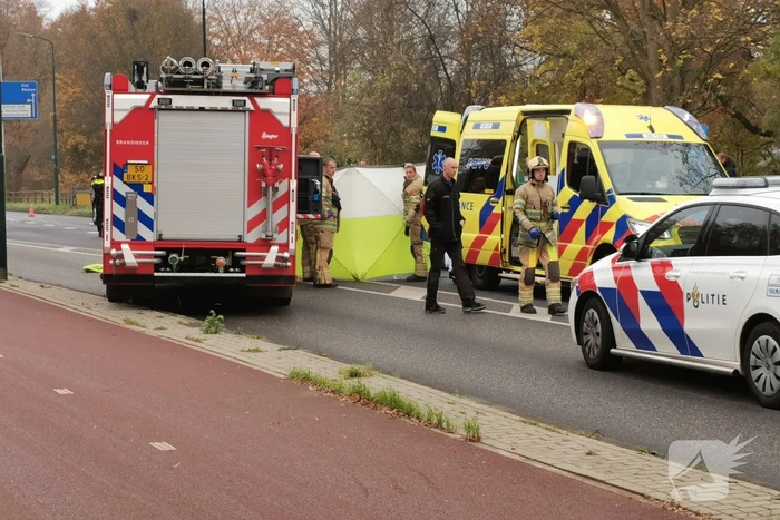 Bestuurder botst met auto op weg afrastering