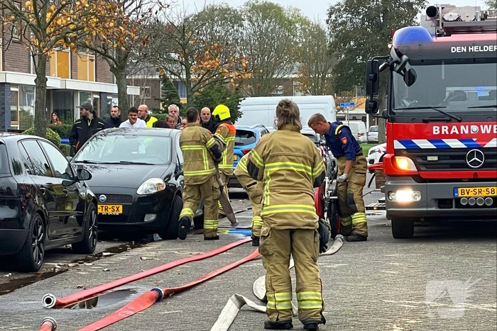 Flinke rookontwikkeling bij woningbrand