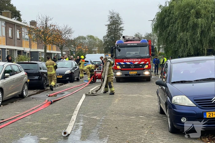 Flinke rookontwikkeling bij woningbrand