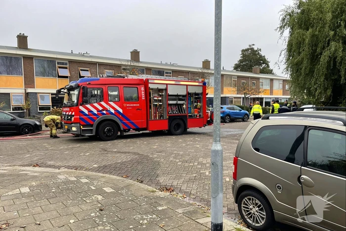 Flinke rookontwikkeling bij woningbrand
