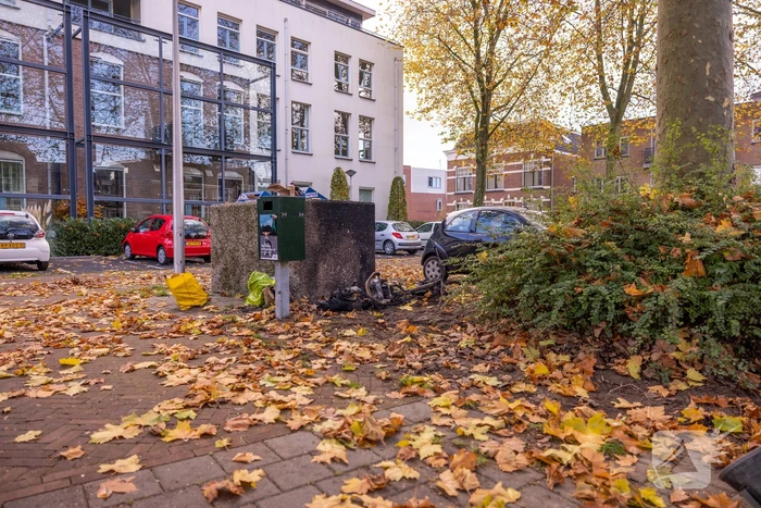 Opnieuw gaat een Go Sharing-deelscooter in de hens