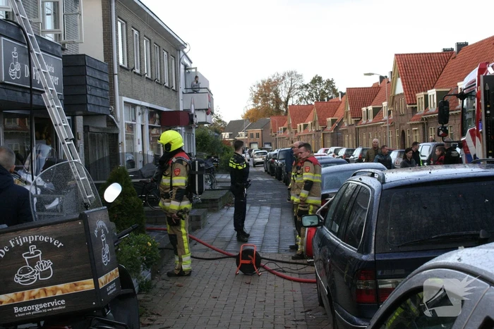 Brand in cafetaria