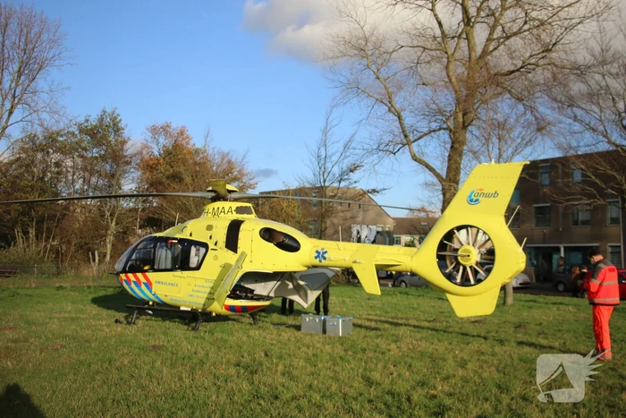 Traumahelikopter trekt veel bekijks bij inzet