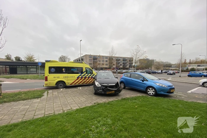 Schade bij botsing op kruising