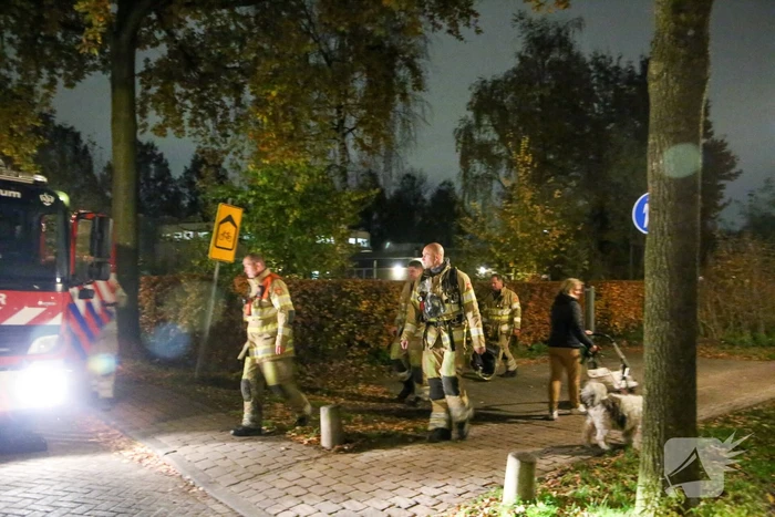Stapel papier in brand