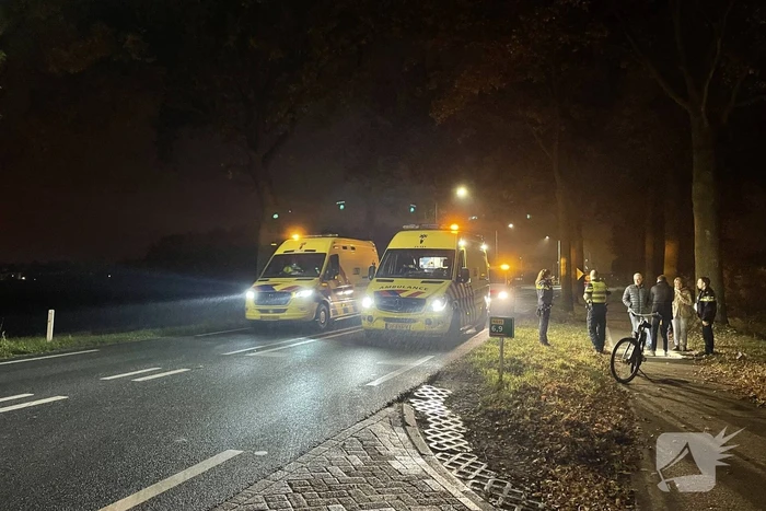 Beschonken fietser komt hard ten val en raakt gewond