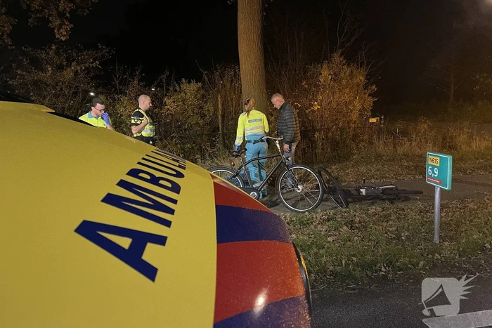 Beschonken fietser komt hard ten val en raakt gewond