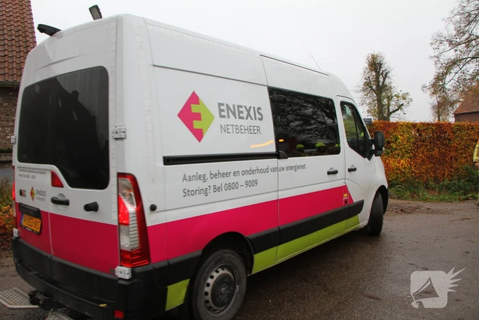 Gasleiding geraakt bij werkzaamheden