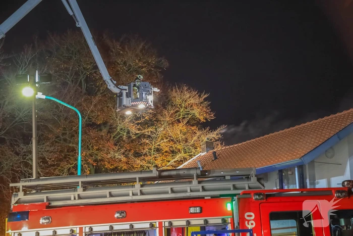 Uitslaande brand in winkelpand