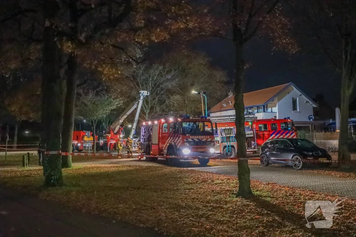 Uitslaande brand in winkelpand