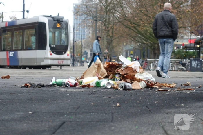 Gemeente druk met puin ruimen na rellen