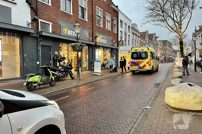 Vrouw gewond na ongeval met fiets