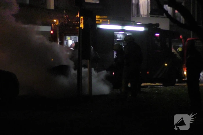 Brand in een ondergrondse container