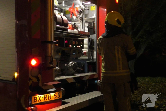 Brand in een ondergrondse container