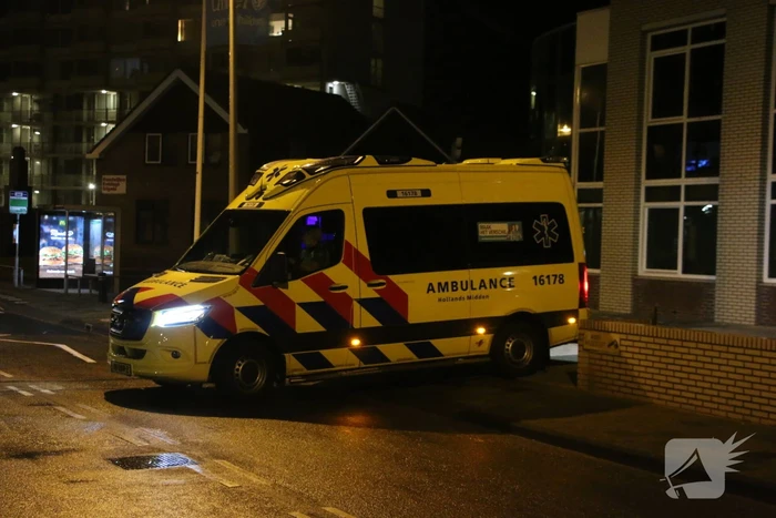 Persoon gewond na val van trap
