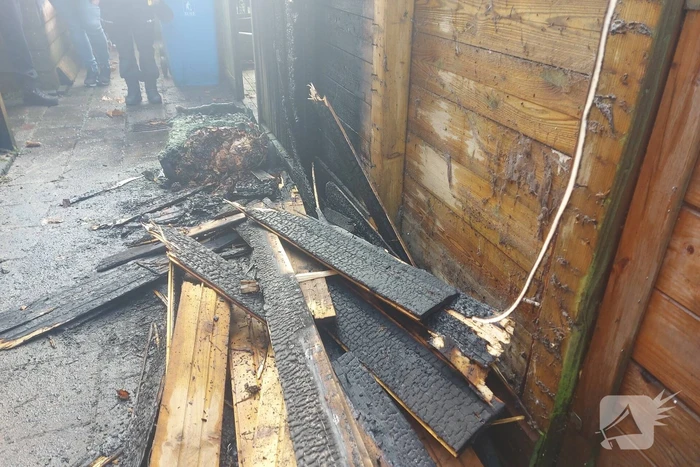 Jongeren stichten brand met vuurwerk in schuur