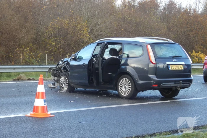 Ongeval tussen meerdere voertuigen