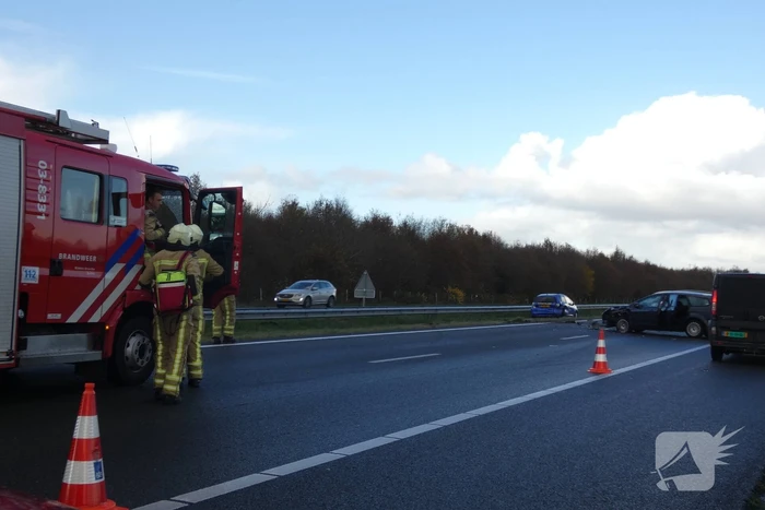 Ongeval tussen meerdere voertuigen